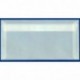 100 sobres transparentes, 220 x 110 mm , cierre autoadhesivo con tira