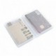 Tarjetero de plástico de 10 páginas para 20 tarjetas de visita y de crédito, doble cara