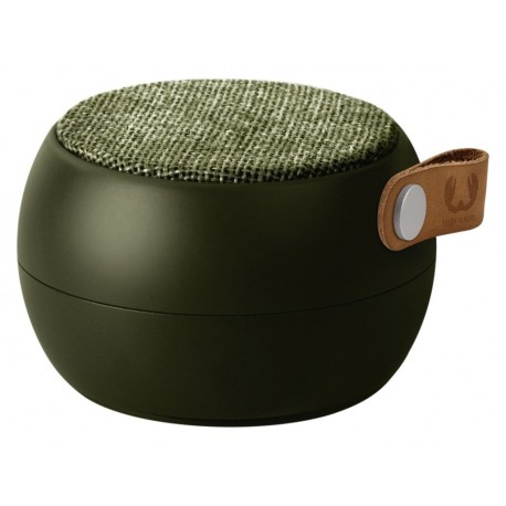 FreshN Rebel Rockbox Round - Altavoz portátil con Bluetooth, color verde