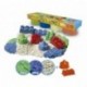 Super Sand Arena - Pack de 4 botes, color azul / verde / blanco / molde Goliath 83222006 