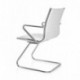 hjh OFFICE 720055 silla de confidente PARIBA V III piel sintética blanco, ergonómico, alta calidad, muy cómodo, con apoyabraz