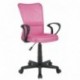 SixBros. Silla de Oficina Silla giratoria Fucsia - H-298F-2/2109