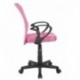 SixBros. Silla de Oficina Silla giratoria Fucsia - H-298F-2/2109