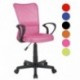 SixBros. Silla de Oficina Silla giratoria Fucsia - H-298F-2/2109