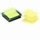Post-it DS440-SSCYL - Dispensador Millenium, color negro y 1 bloc Z-Notas Super Sticky, 90 hojas/bloc, color Canary Yellow co