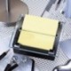 Post-it DS440-SSCYL - Dispensador Millenium, color negro y 1 bloc Z-Notas Super Sticky, 90 hojas/bloc, color Canary Yellow co