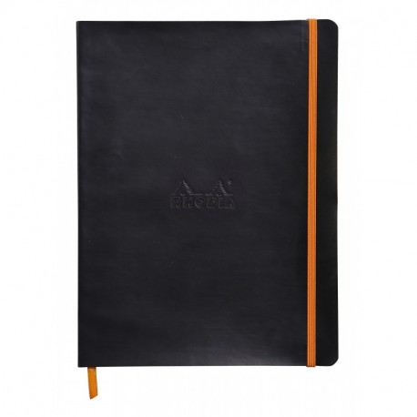 Rhodia 117552C - Cuaderno flexible, color negro