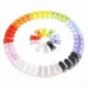 LIHAO Pinza Chupete Clips para Chupeteros para Niños - 50 Piezas,10 Colores
