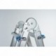 WORHAN® Escalera 587cm Aluminio Telescopica 5.87m Multifuncion Multiuso Aluminio Plegable Tijera L6