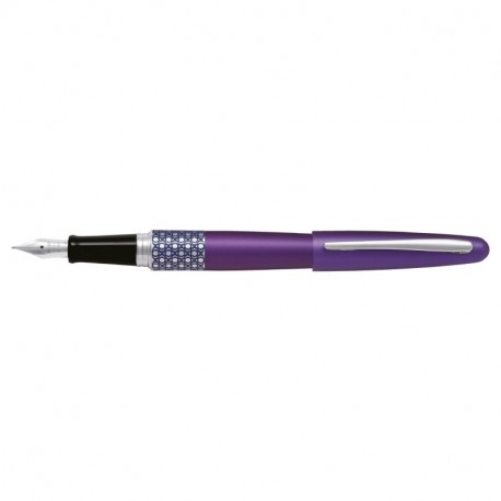 Pilot - Pluma MR Retro Pop - Violeta & Ellipse Ring con Estuche