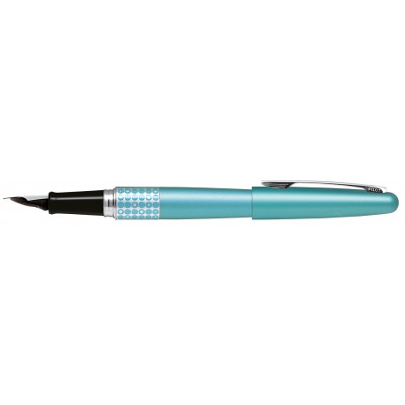 Pilot - Pluma MR Retro Pop/Azul Claro & Dots Ring con Estuche