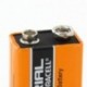 Duracell Industrial Alkaline Batterie Block 9V 6LF22, 5 pieces
