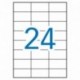 APLI 12923 - Etiquetas blancas imprimibles 70,0 x 37,0 , adhesivo permanente 10 hojas