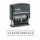 Trodat 0,125 "x 1.3" 13-digit con autoentintado sello de goma sello numerador – no personalizable