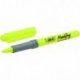 BIC Highlighter Grip - Blíster de 3+1 marcadores fluorescentes, colores amarilla, azul, verde y rosa