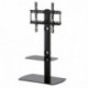 FITUEYES Giratorio Soporte de Suelo Base con Estante para TV LCD LED 32-50 Pulgadas TT206501GB