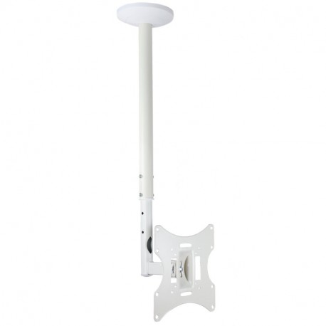 Brateck LCD-504AW - Soporte de Techo inclinable para televisores de 23, 26, 32, 40 y 42 Pulgadas, Color Blanco