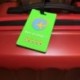 Etiqueta de equipaje ✮ Travel Earth ✮ Lote de 3 etiquetas de equipaje para bolsa de viaje o maleta. GRATIS : 30 tarjetas de i