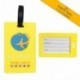 Etiqueta de equipaje ✮ Travel Earth ✮ Lote de 3 etiquetas de equipaje para bolsa de viaje o maleta. GRATIS : 30 tarjetas de i