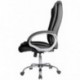 VS Venta-stock Confort 2 - Sillón de oficina elevable y reclinable, piel sintética, color negro