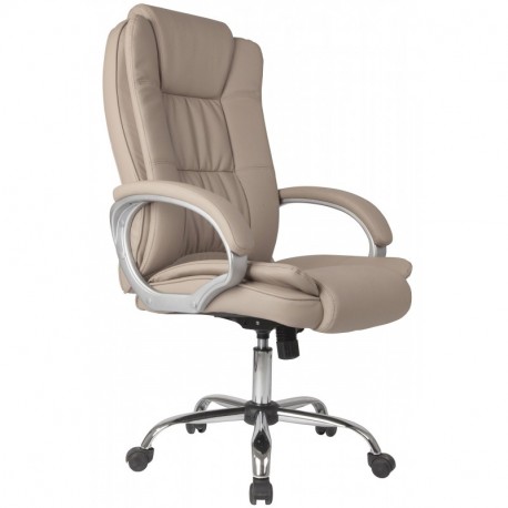 Venta Stock Confort 2 - Sillón de oficina elevable y reclinable, piel sintética, color taupe