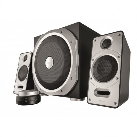 Trust Byron - Altavoces para PC 2.1 con Subwoofer de 120 W, Negro