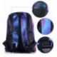 Mochilas Escolares Juveniles SKL Mochila Galaxia Infantiles Para Niños Casual Lona Azul 