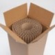 Rollo cArtù: 3 metros de un tipo completamente nuevo de cartón corrugado con características excepcionales. Es flexible, fuer