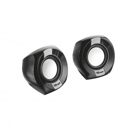 Trust Polo - Altavoces de PC 2.0 compactos de 8 W, Negro