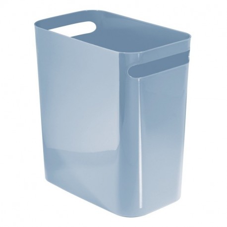 InterDesign Una Papelera de Reciclaje con Asas, Cubo de Basura de plástico, Papelera de Oficina, Cocina o baño