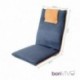 BonVIVO EASY II Silla Acolchada de Suelo con Respaldo Ajustable, Cómoda, Plegable y Versátil, para Meditación, Seminarios, Le