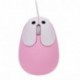 BestFire Iluminación portátil estupendo lindo del conejo único encantador diseño de alta precisión Usb 1200 dpi con conexión 