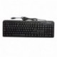 L-link LL-KB-628M-PS/2 - Teclado Multimedia PS/2, Color Negro [España]