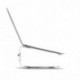 Base rotatoria KLIM para Mac - Evita el sobrecalentamiento - Altura ajustable - Diseño elegante - Alta calidad Aluminio [ Nue