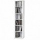 TecTake Estante de CD DVD Shelf archivado 102 CDs DVDs Blanco | no. 401700 