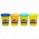 Playdoh B5517 - Set 4 botes pasta, colores surtidos