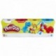 Playdoh B5517 - Set 4 botes pasta, colores surtidos