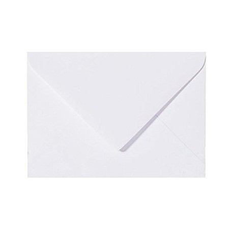 25 sobres B6 DIN 12,5 x 17,6 cm Polar Color Blanco, autosellable Freu chtkl autoadhesivo con solapa triangular gramaje: 12