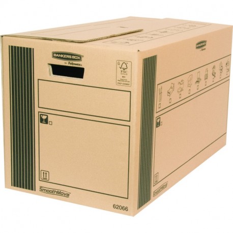 Bankers Box 6206602 - Caja de transporte y mudanza resistente, extra grande, 10 unidades