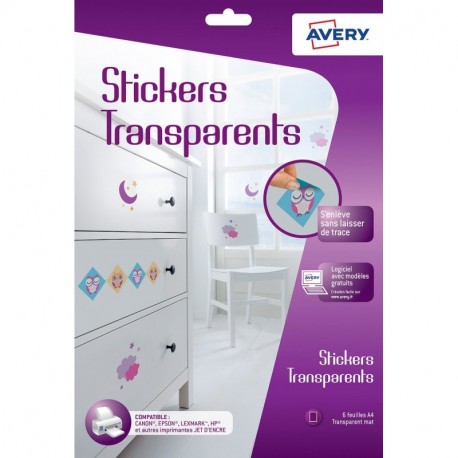 Avery C9421 Transparente Etiqueta para impresora autoadhesiva etiqueta de impresora - Etiquetas de impresora Transparente, E