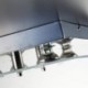 Foco LED I Plafón cuadrado I Con 4 x 3 W bombillas GU10 I Metal I Cristal satinado I Níquel mate I Lámpara de techo moderna I