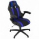 Mars Gaming MGC2BBL - Silla gaming profesional con ruedas inclinación y altura regulables, inclinación 15 grados, reposacabe