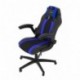 Mars Gaming MGC2BBL - Silla gaming profesional con ruedas inclinación y altura regulables, inclinación 15 grados, reposacabe