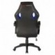 Mars Gaming MGC1BBL - Silla gaming profesional con ruedas inclinación y altura regulables, inclinación 15 grados, reposacabe