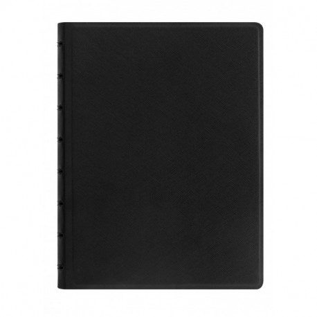 Agenda A5 cuaderno recargable Saffiano negro