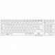 Perixx PERIDUO-303 Pack de Teclado y Ratón QWERTY Español - Conector USB - 7 Teclas de Multimedia - Combo Elegante y Delgad