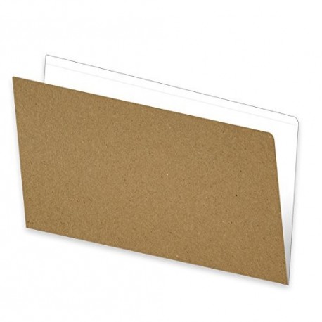 Pryse 1260009 - Subcarpeta, color kraft/blanco