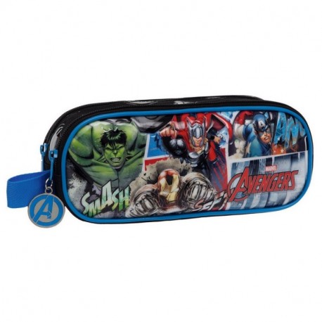 Marvel Avengers Street Neceser de Viaje, 1.45 litros, Color Azul