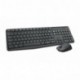 Logitech MK235 - Teclado y ratón inalámbrico, color negro