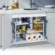 MWS2137 Estantería modular de 2 niveles para el interior de armarios y muebles 50 x 70 x 40 cm 